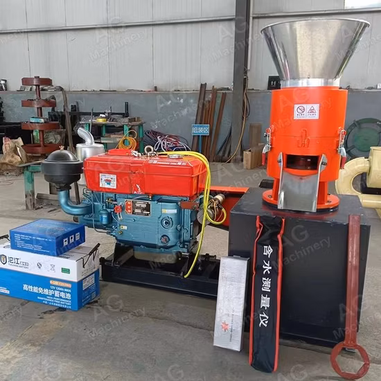 メーカー供給バイオマスペレットマシン、木質ペレタイザー、おがくずペレットプレス、木質ペレットミル、ディーゼル木質ペレット製造機